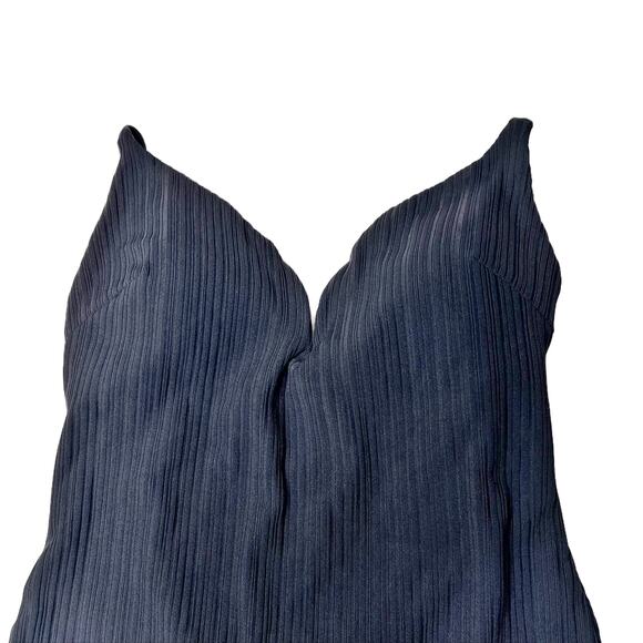 Onia Gloria Black Ribbed Textured One-Piece Swimsuit size Large - Picture 9 of 14